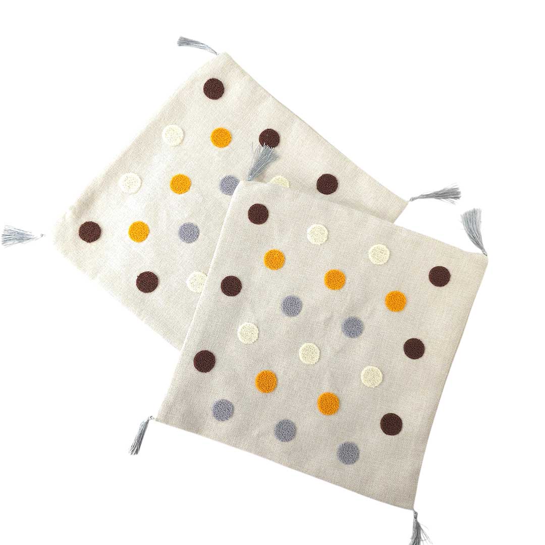 Doty White - Калъфка за Възглавница - 40x40см - 1 брой