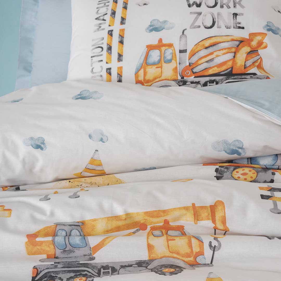 Buildo - Син - Единичен Комплект