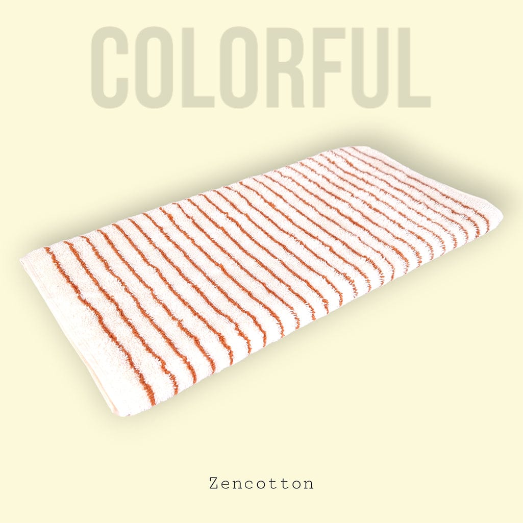 Colorful - Бял/Карамел - Хавлия за Ръце