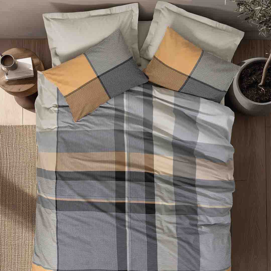 Torvi - Беж - Двоен Комплект - Ранфорс