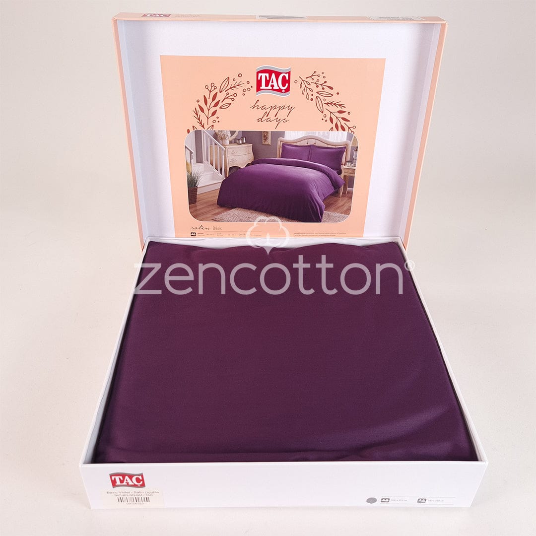 Basic - Лилав - Двойно Спално Бельо