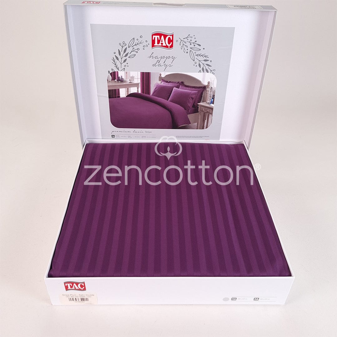 Stripe - Лилав - Спално Бельо - Сатен