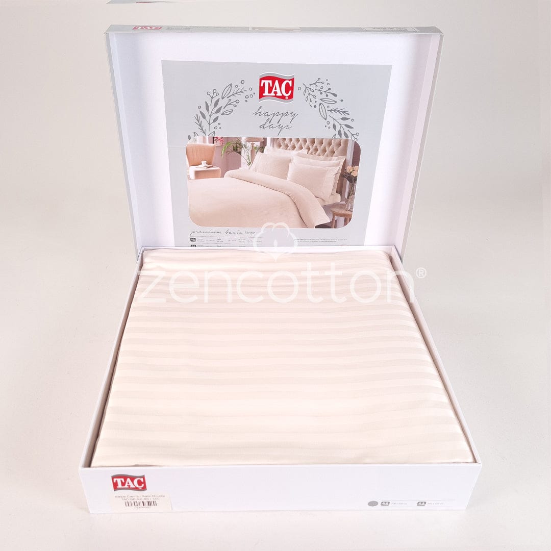 Stripe - Крем - Спално Бельо - Сатен