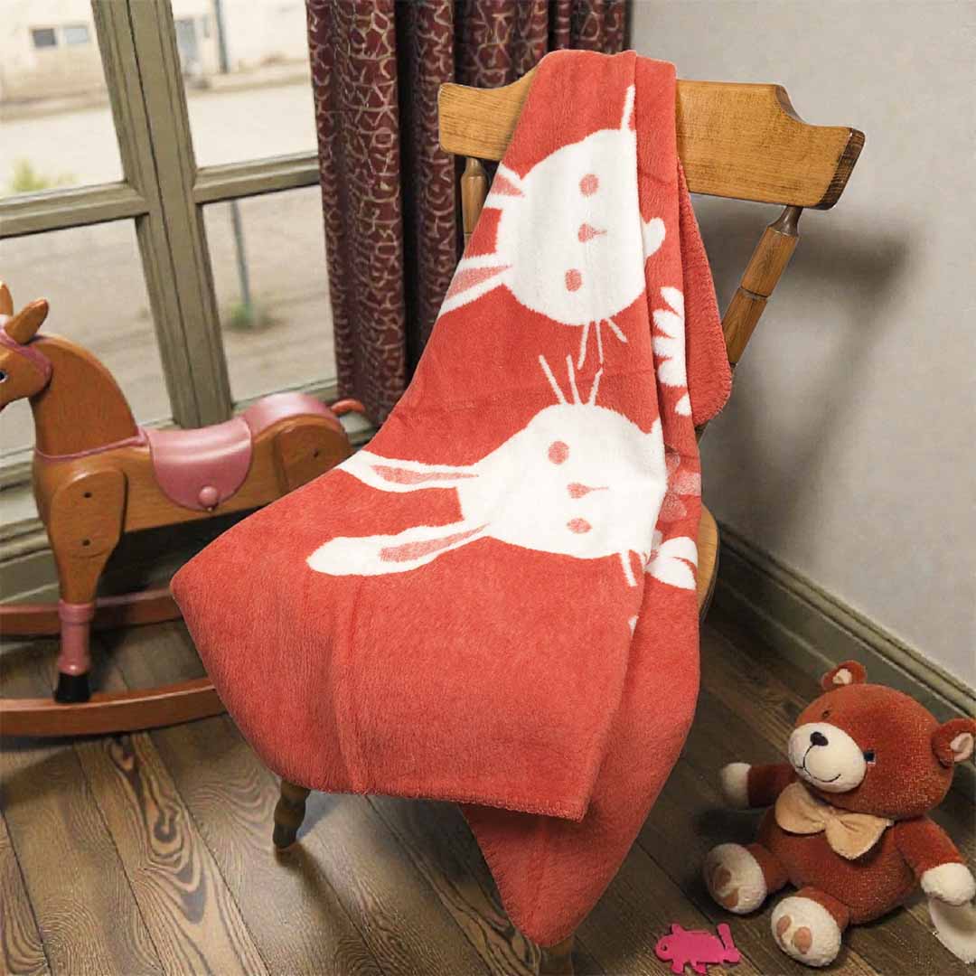 Bunny - Оранжев - Детско Одеяло