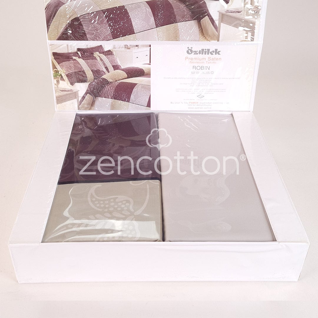Robin - Двойно Спално Бельо - Сатен