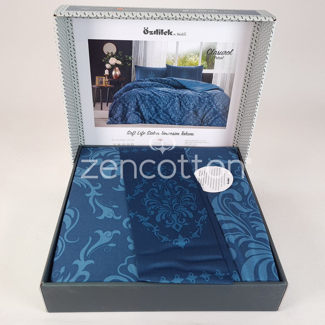 Clasurol - Петрол - Двойно Спално Бельо