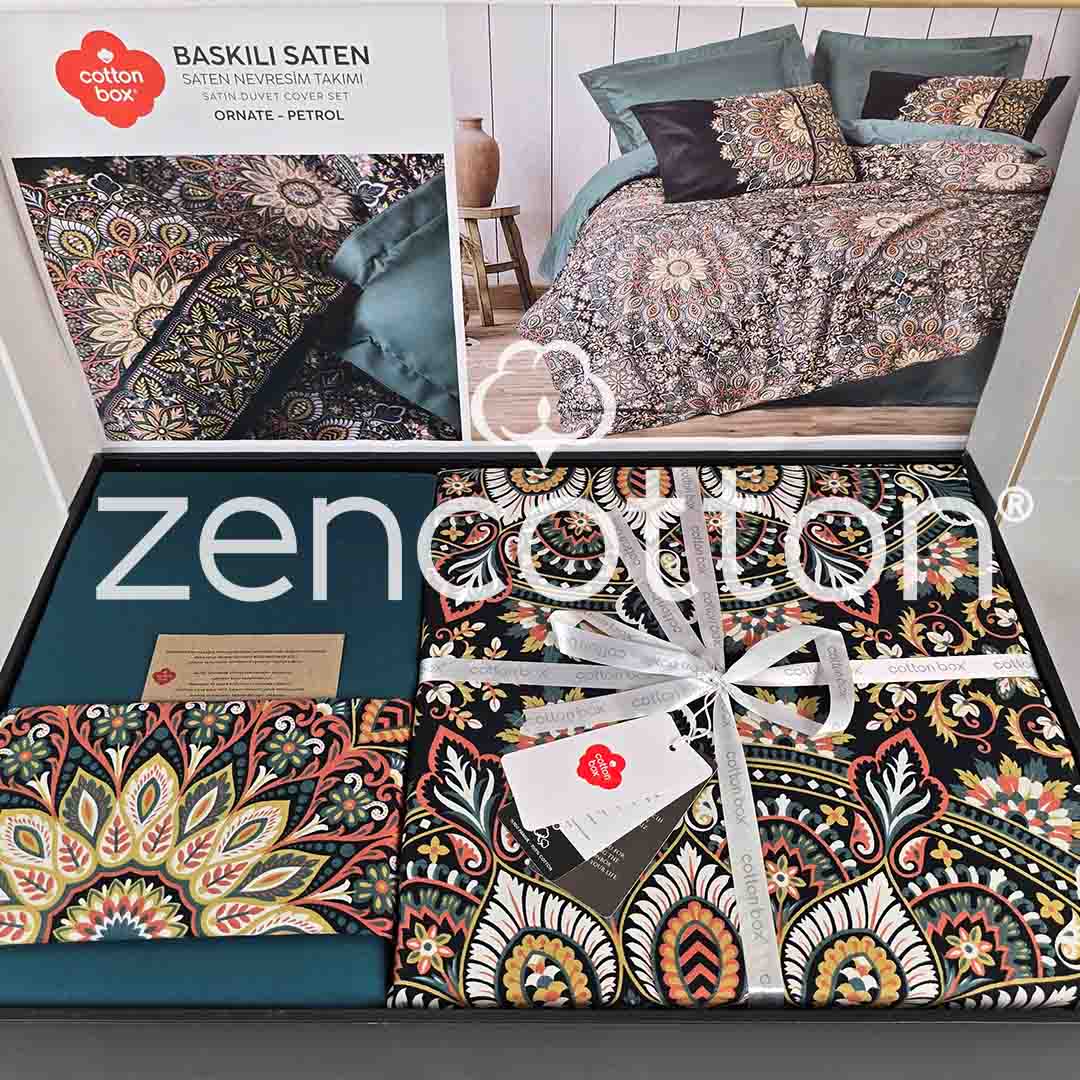 Ornate - Двоен Комплект - Памучен Сатен