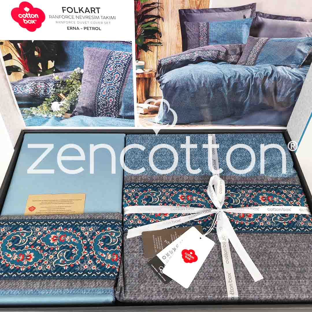 Erna - Двоен Комплект - Петрол