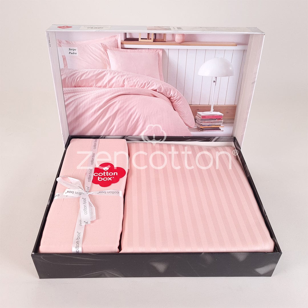 Elegant Stripe - Пудра - Спален Комплект