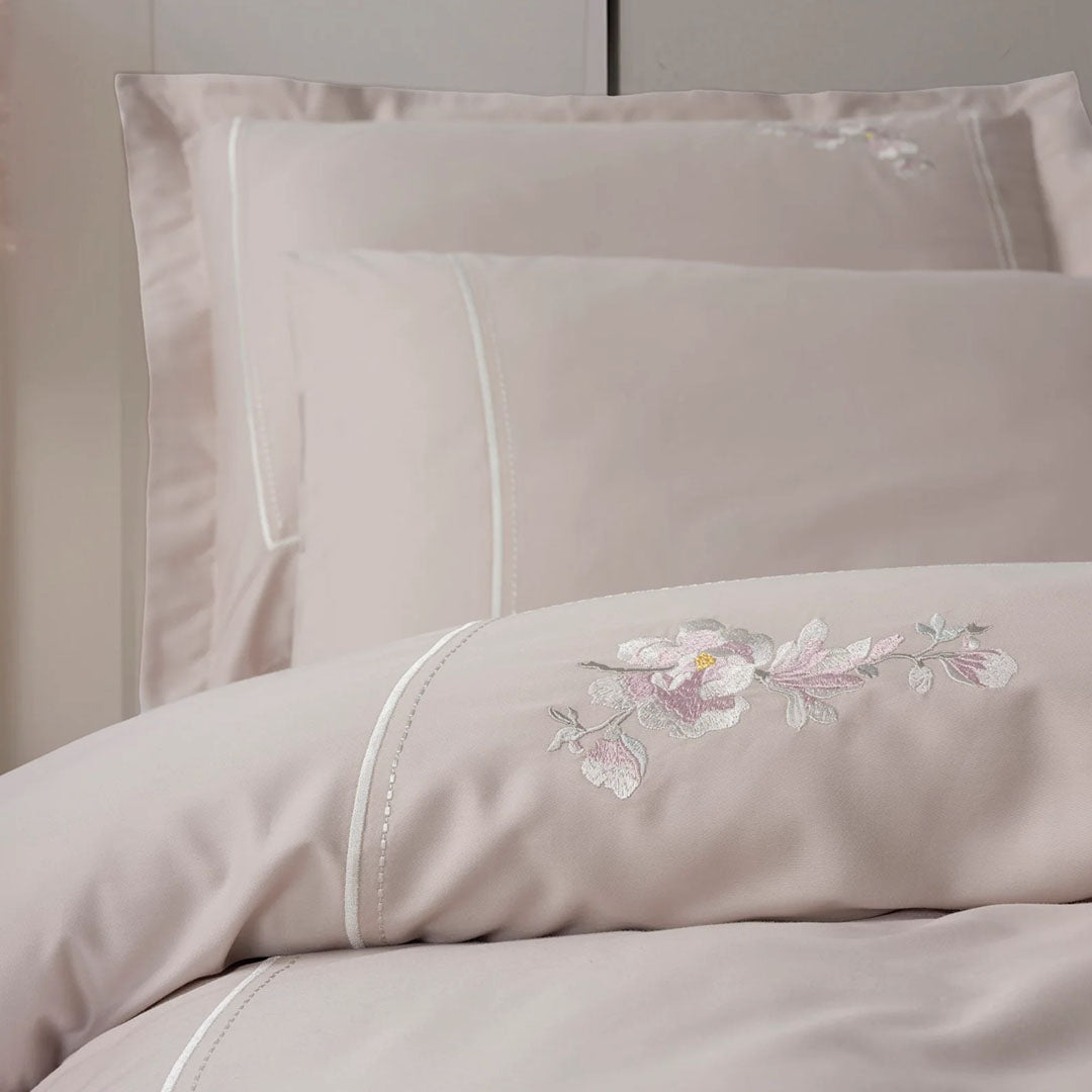 Alameda - Двоен Комплект - Бродерия - Памучен Сатен