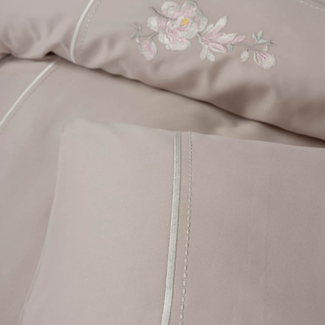 Alameda - Двоен Комплект - Бродерия - Памучен Сатен