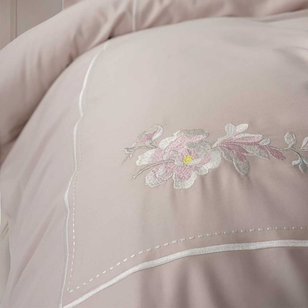 Alameda - Двоен Комплект - Бродерия - Памучен Сатен