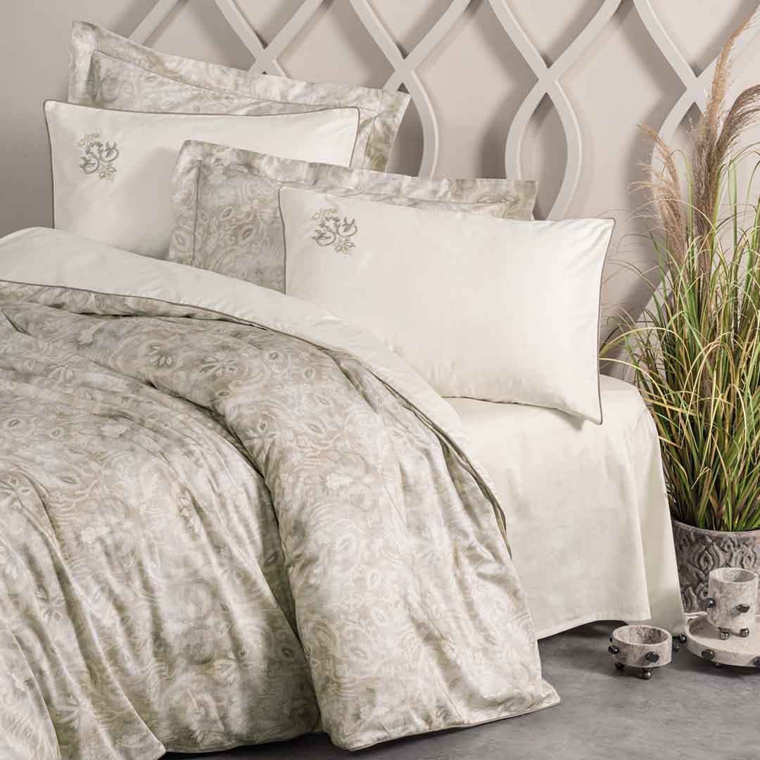 Beatrix - Беж - Двоен Комплект