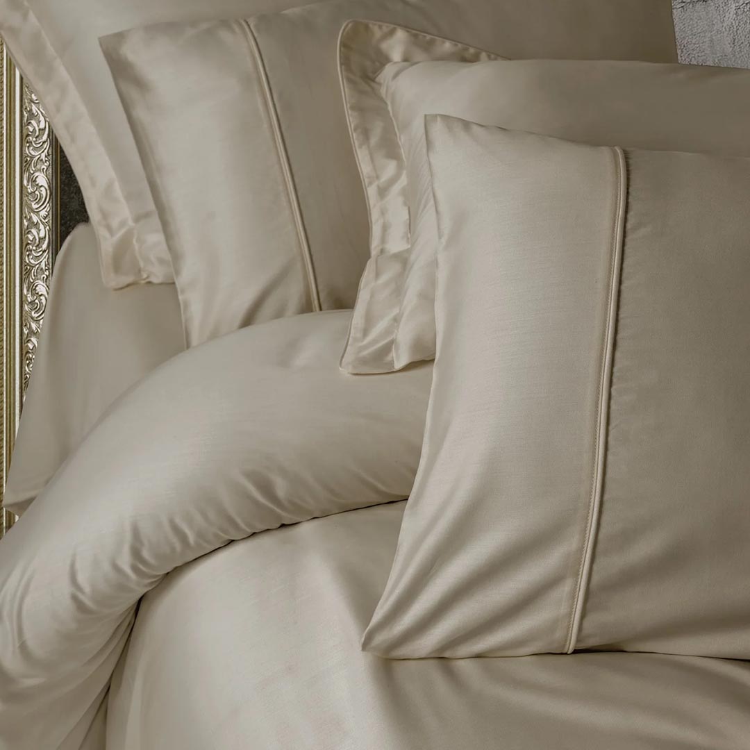 Silky - Беж - Двойно Спално Бельо