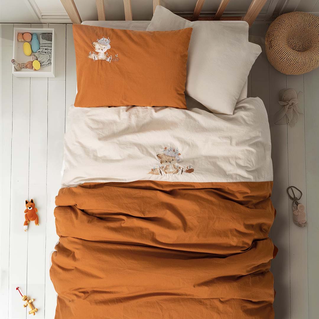 Clever - Беж - Бебешко Спално Бельо - Ранфорс