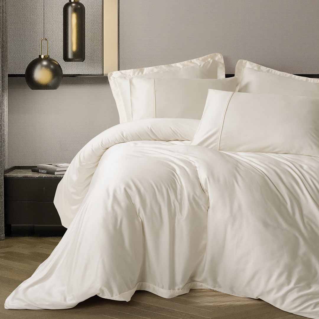 Silky - Екрю - Двойно Спално Бельо