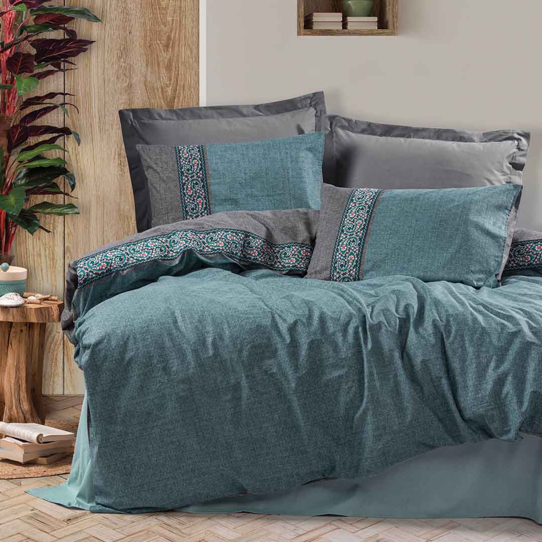 Erna - Двоен Комплект - Петрол