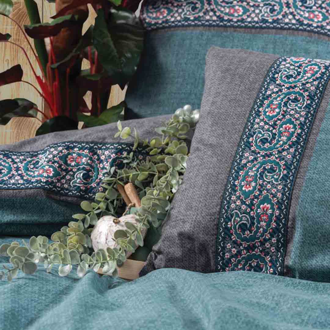 Erna - Двоен Комплект - Петрол