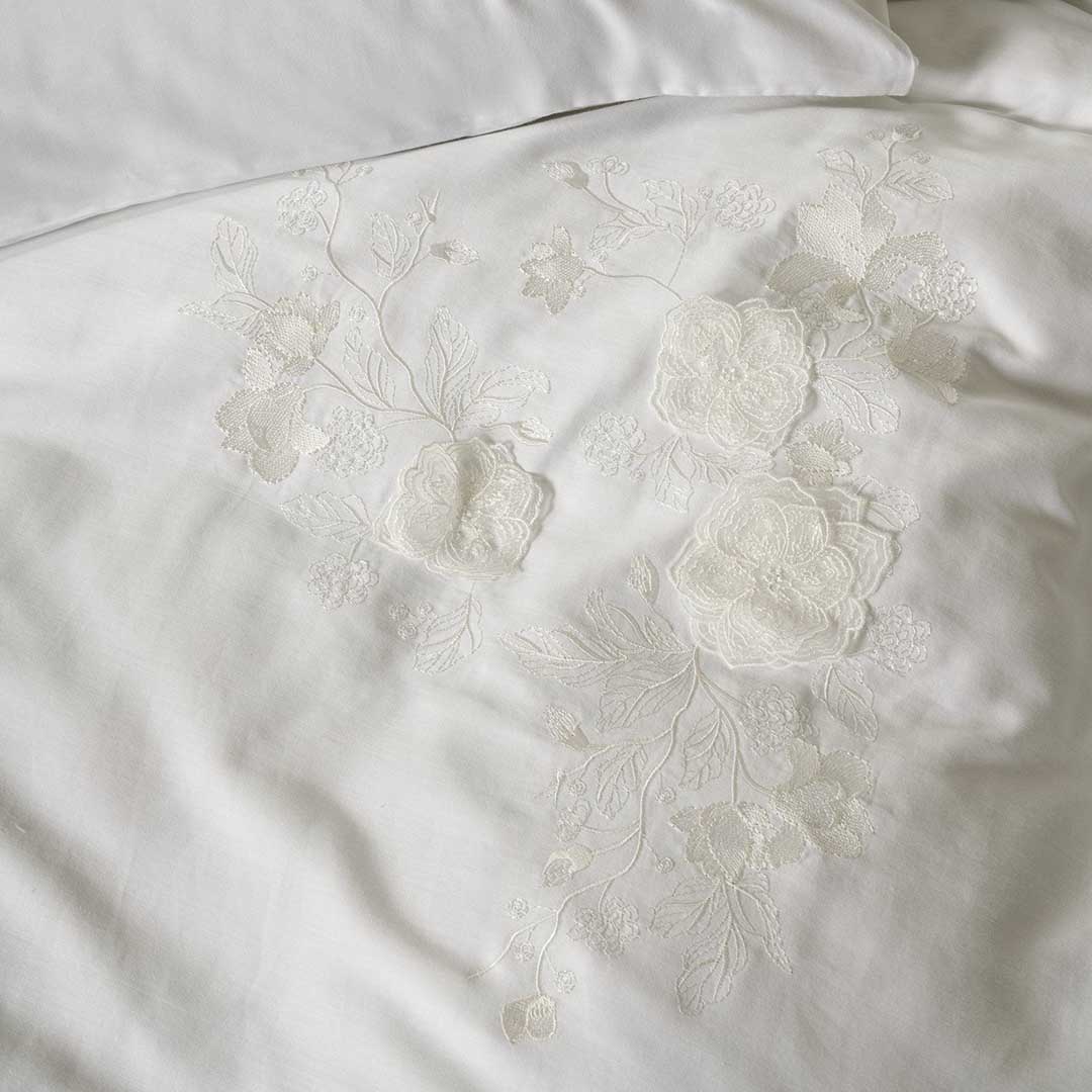 Gembira - Двоен Комплект - 3D Бродерия - Сатен