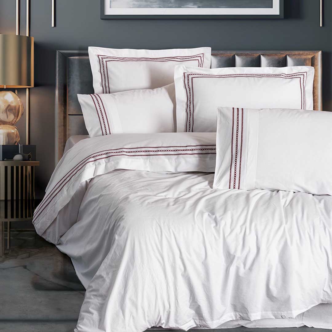 Helya - Бял - Двойно Спално Бельо