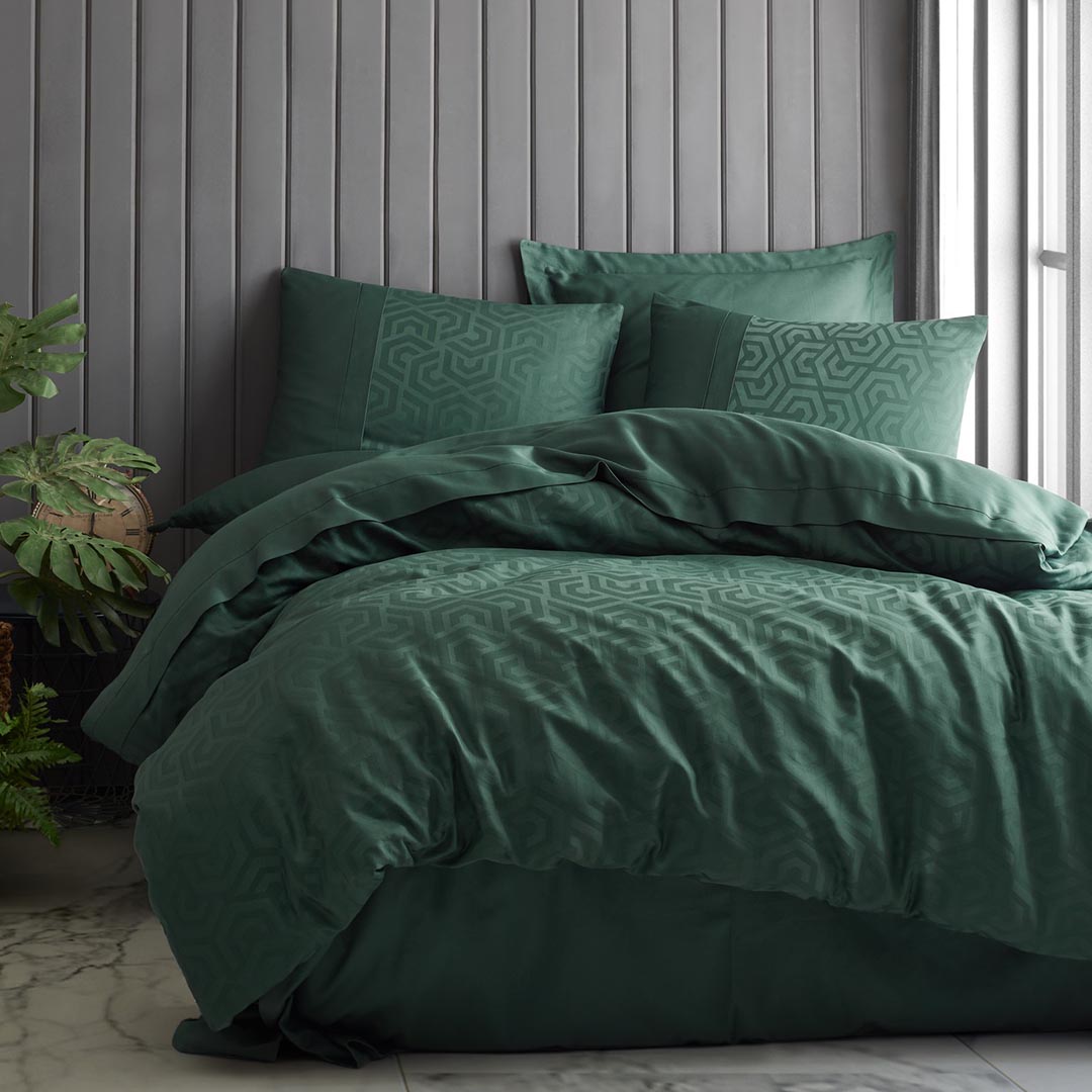 Hexa - Двоен Комплект - Жакард - Сатен