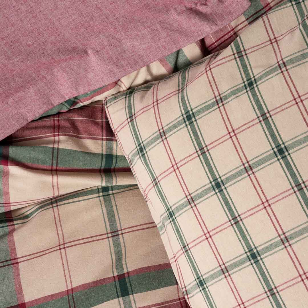 Jamil - Единичен Комплект - Бордо