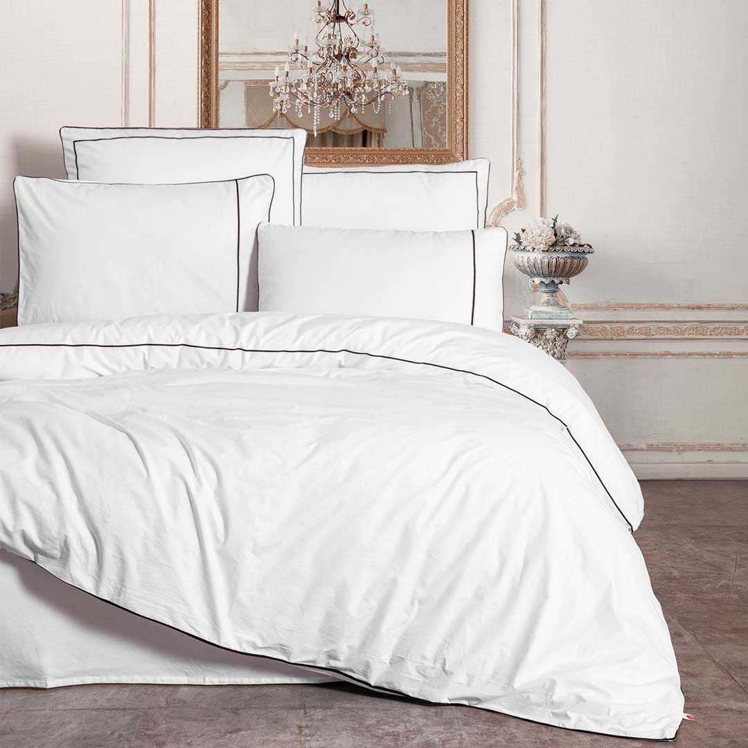 Mahur - Бял - Двойно Спално Бельо