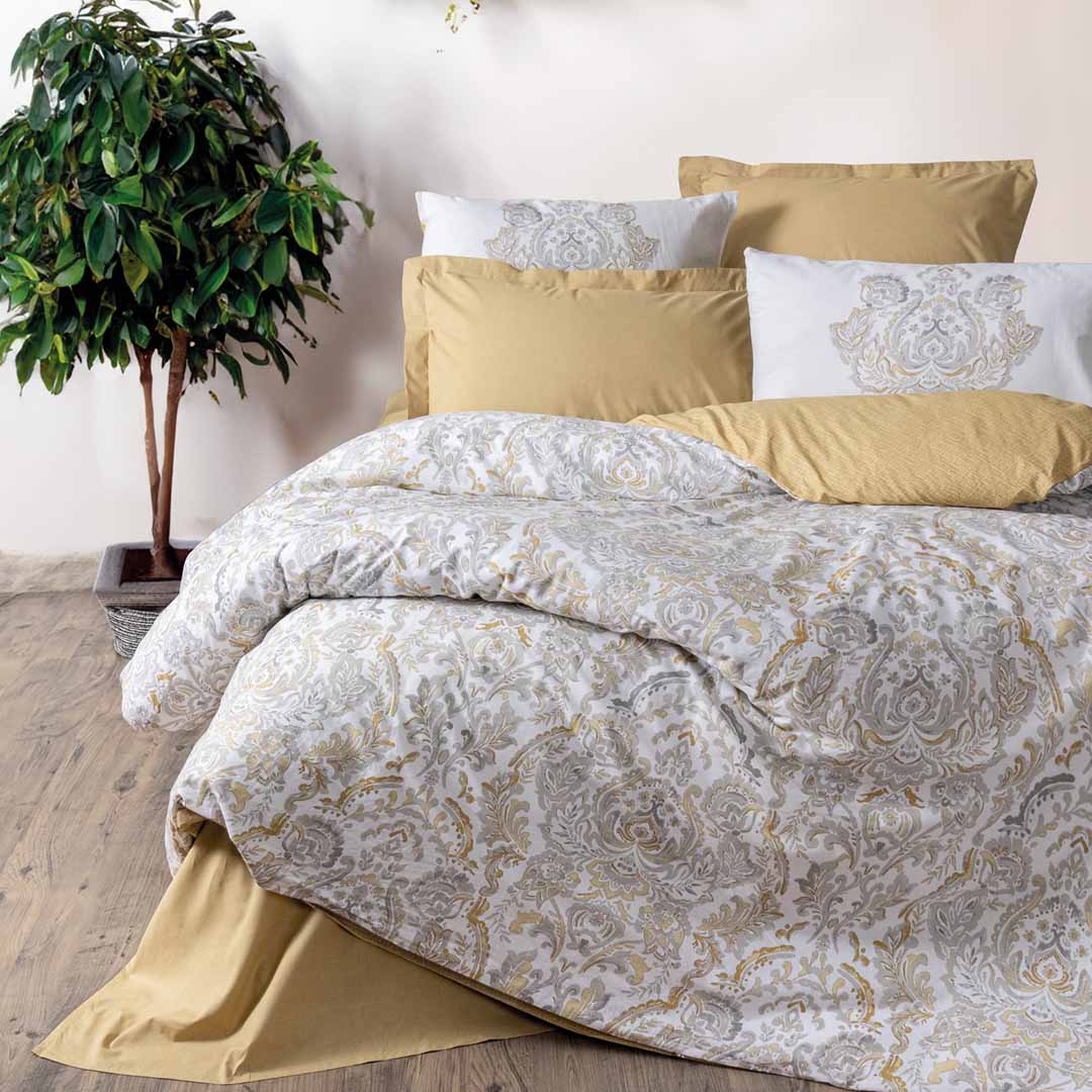 Najva - Единично Спално Бельо - Горчица