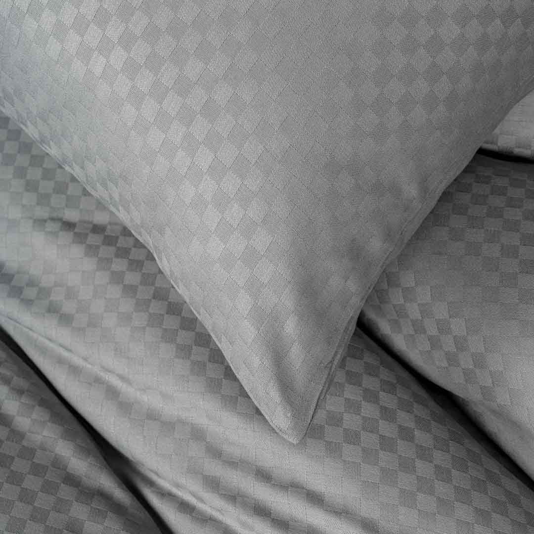 Plaid - Двоен Комплект - Сив