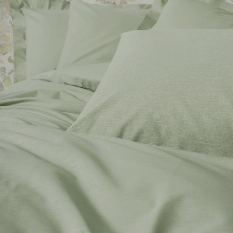 Plain - Светлозелен - Двоен Комплект