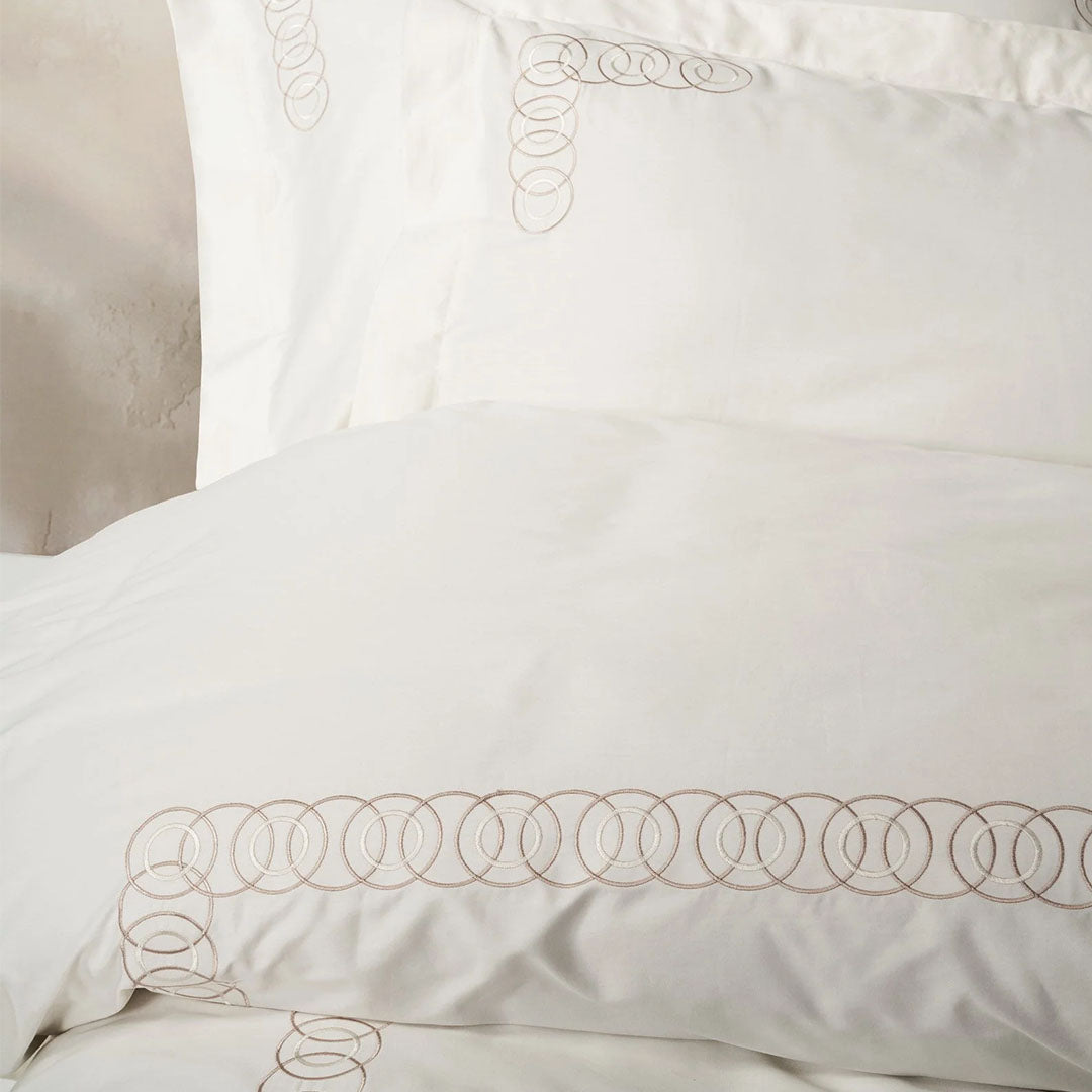 Riley - Двоен Комплект - Бродерия - Памучен Сатен