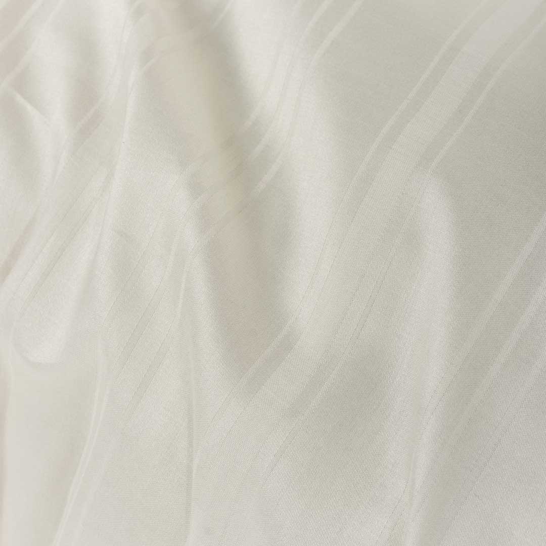 Stripe - Екрю - Двойно Спално Бельо - Сатен