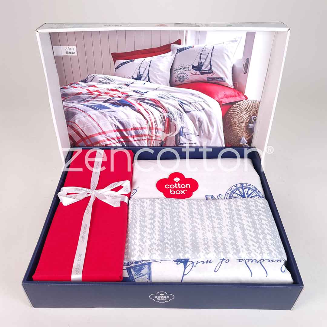 Alesta - Двойно Спално Бельо - Ранфорс