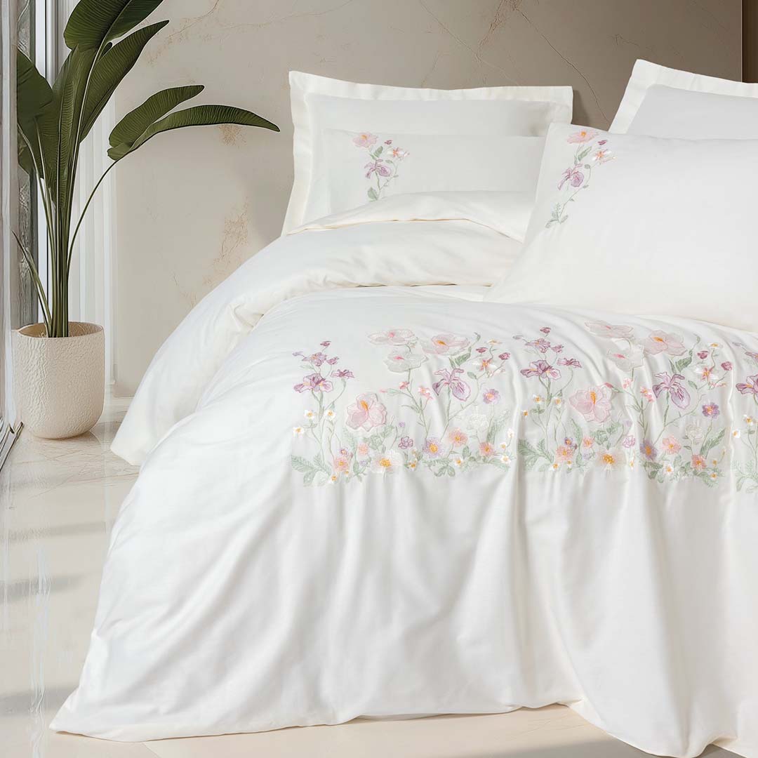 Zephy - Екрю - Двоен Комплект