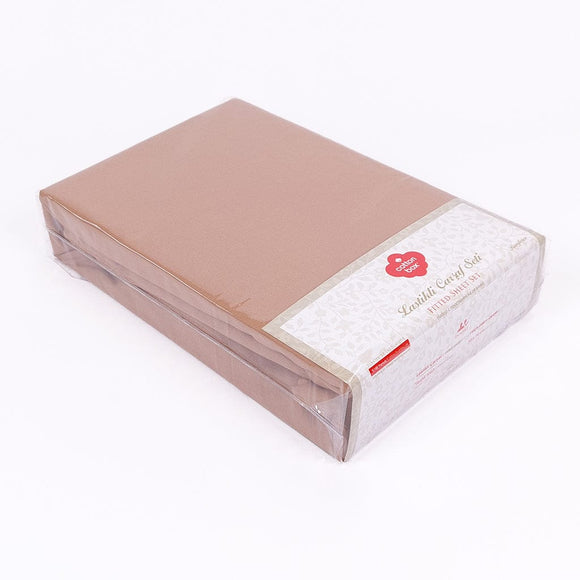 Fitted Bed Sheets Basic Brown - Cottonbox