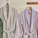 Bathrobe Set Lavander Grey - TAC