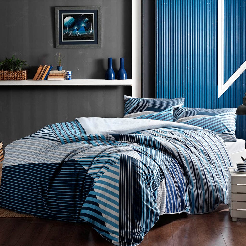 Single Ranforce Bedding Set Atlantis Blue - TAC