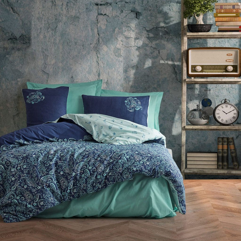 Double Bedding Set Cadee Mint - Cottonbox