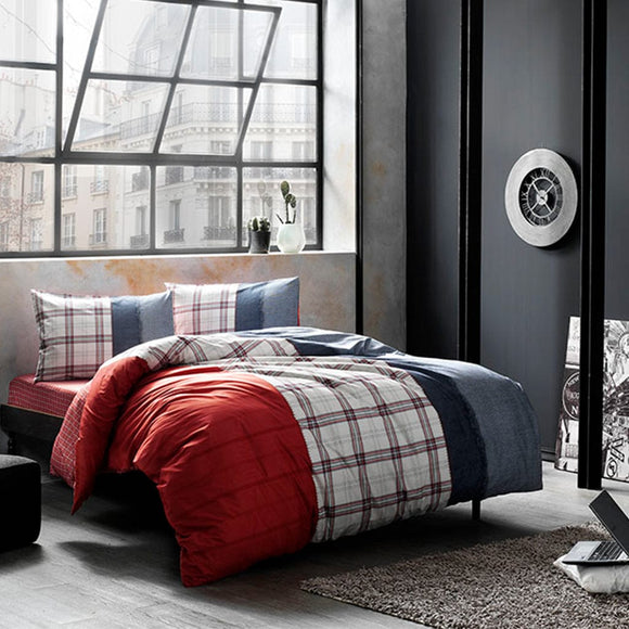 Double Bedding Set Cloud Red - TAC