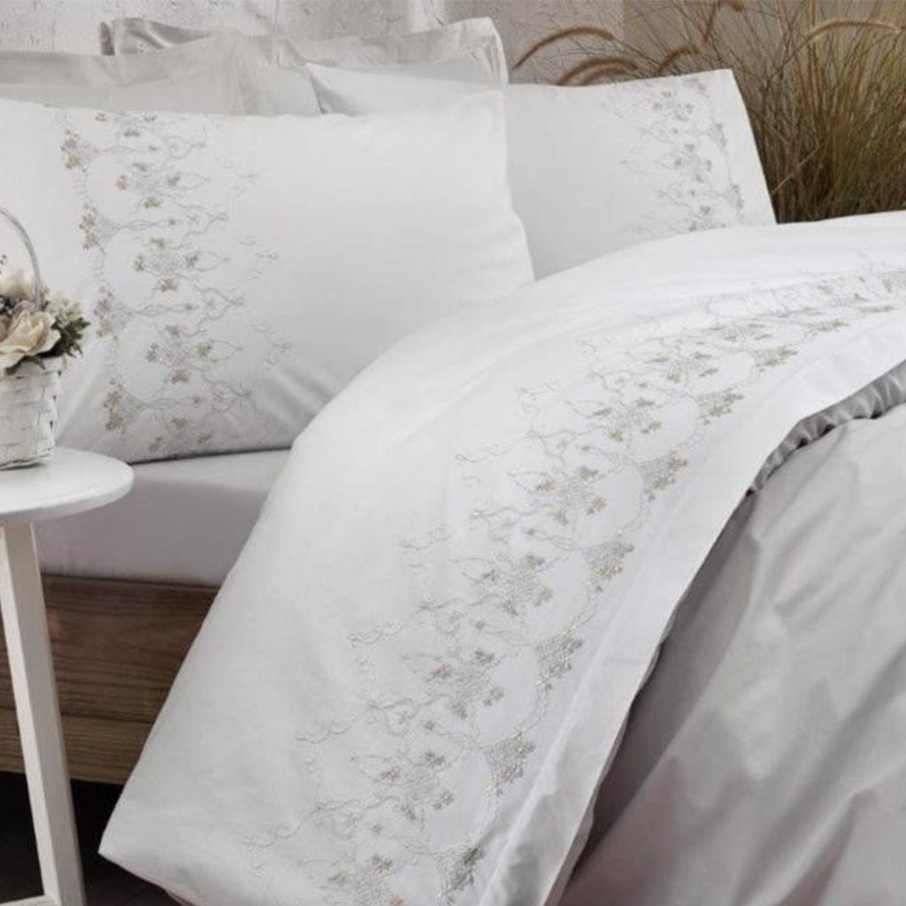 Двойно Спално бельо 6 части с Бродерия - Ozdilek - Boutique Daisy