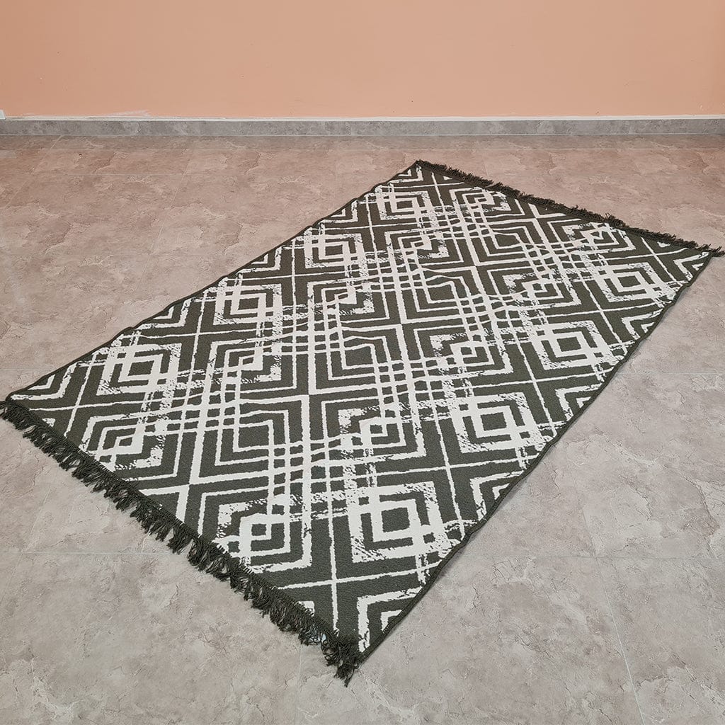 Evium Carpet Green White