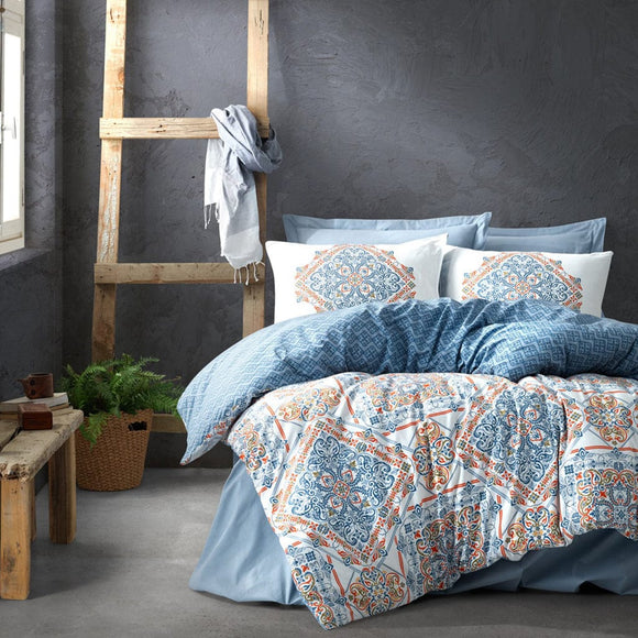 Double Bedding Set Grande Blue - Cottonbox