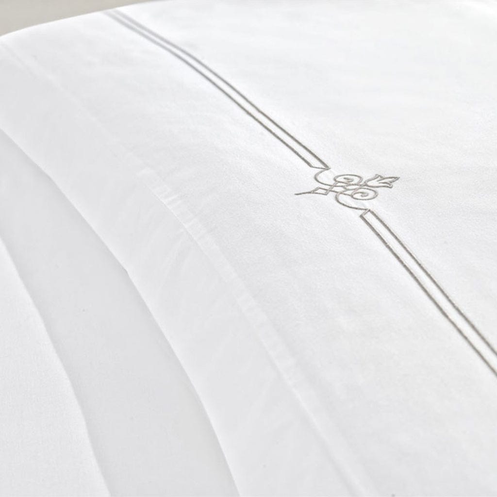Embroidered Satin Bedding Set