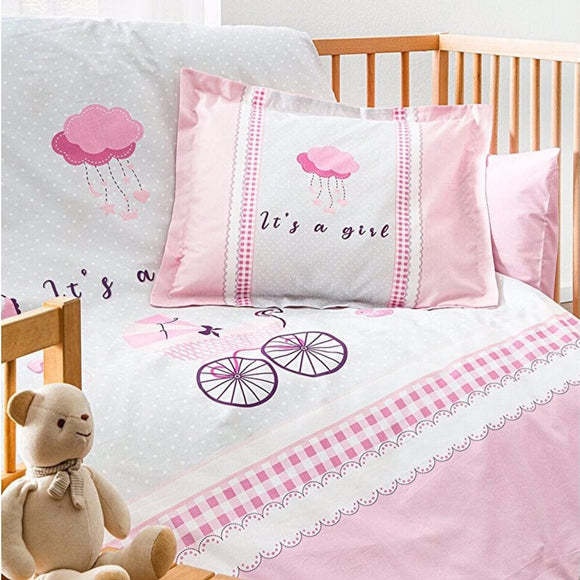 Baby Single Ranforce Bedding Jouets Pink - Ozdilek