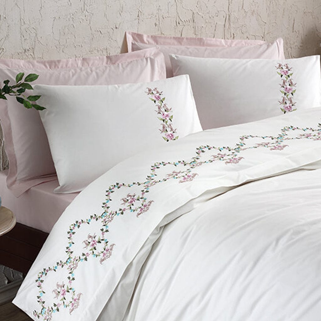 Двойно Спално бельо 6 части с Бродерия - Ozdilek - Boutique Rose