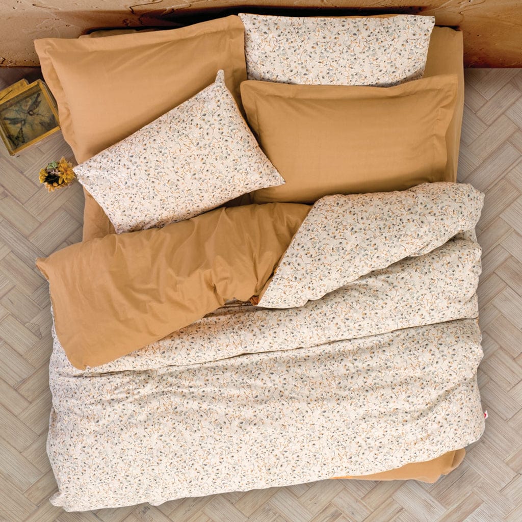 Single Ranforce Bedding Set Posy Beige - Cottonbox
