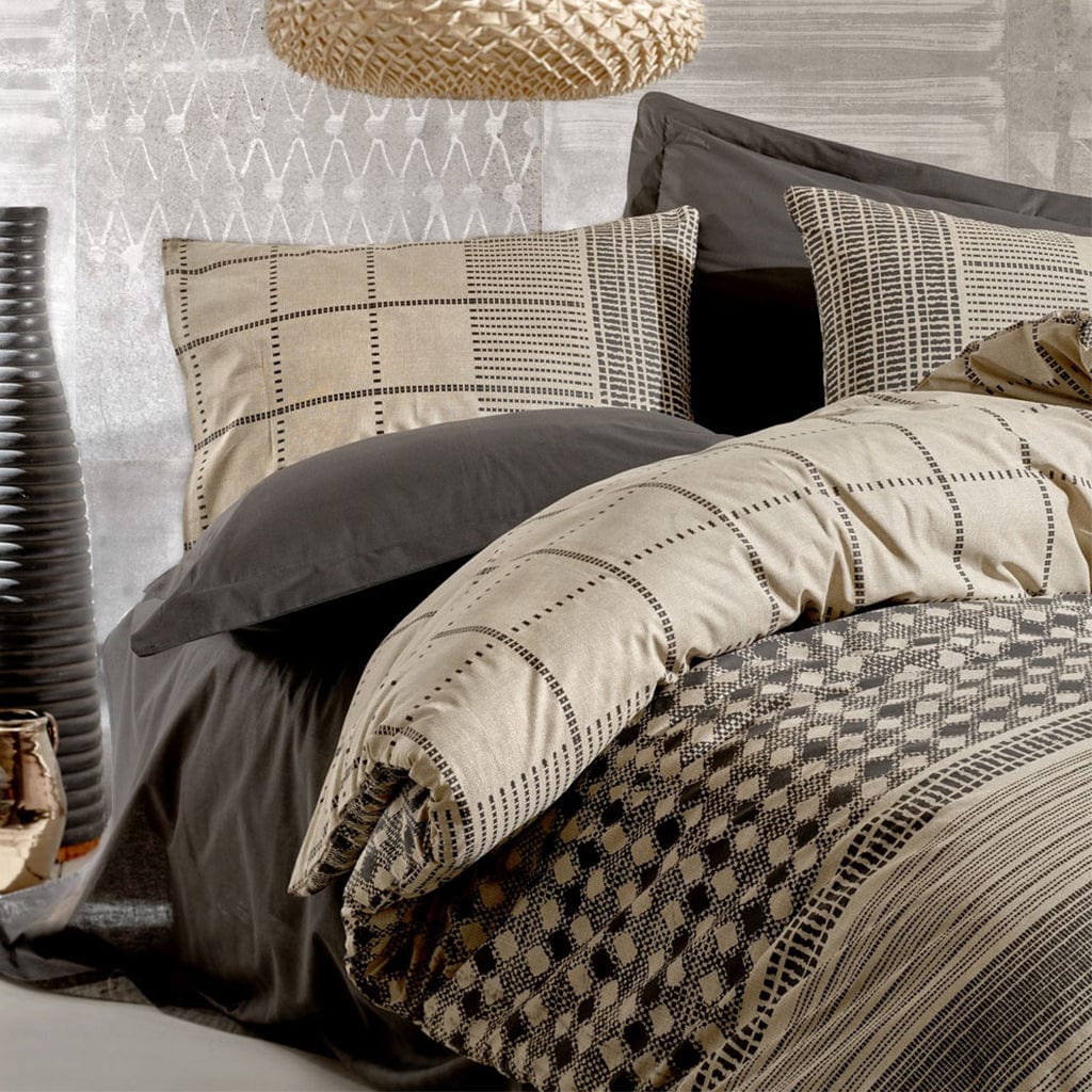 Rina - Антрацит - Единично Спално Бельо