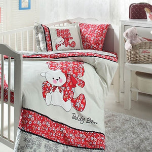 Kids Single Ranforce Bedding Teddy Bear - Ozdilek