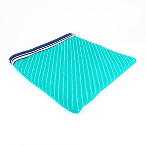 100% Cotton Towel Green Stripe - Ozdilek