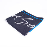 Bath Towel Blue Black- Ozdilek